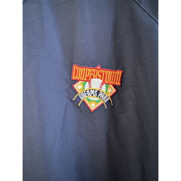 Cooperstown Dream Park Baseball Batting Pullover  Jacket Windbreaker Size M - Picture 2 of 4